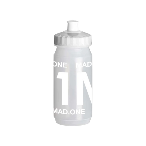 Transparent 550ml O2 bottle w/graphic MAD.ONE